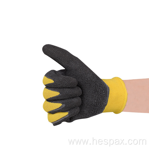 Hespax Child Rubber Latex Dipping Protective Hand Gloves